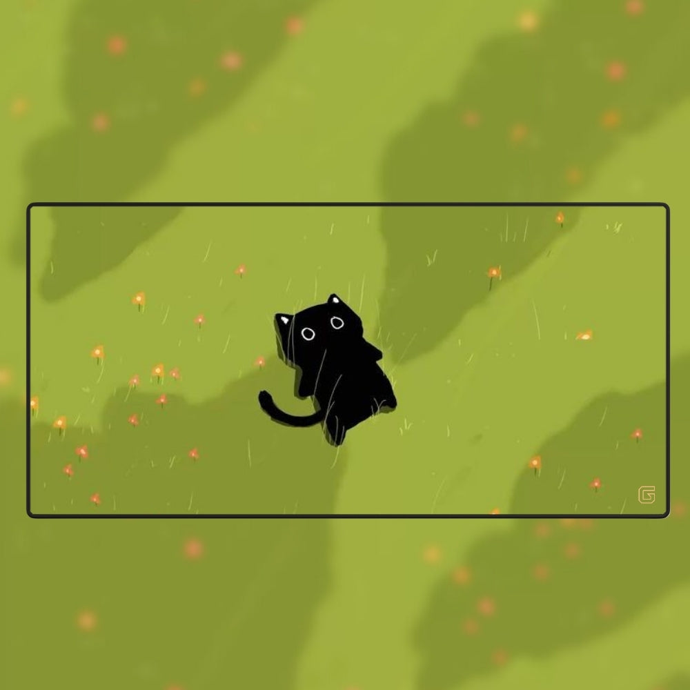 Miaou dans la prairie